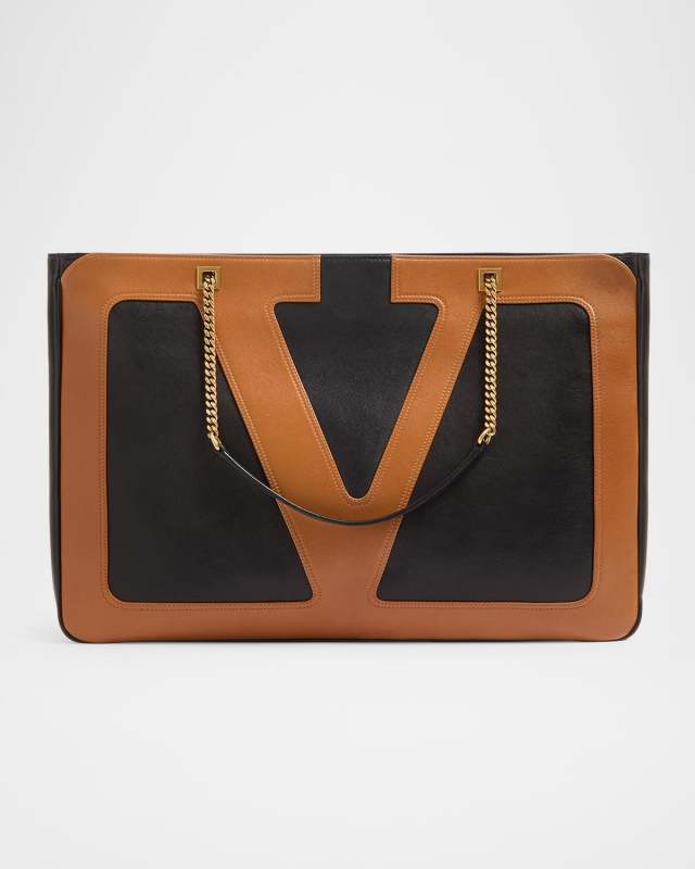 Viva Superstar Large Leather Tote Bag